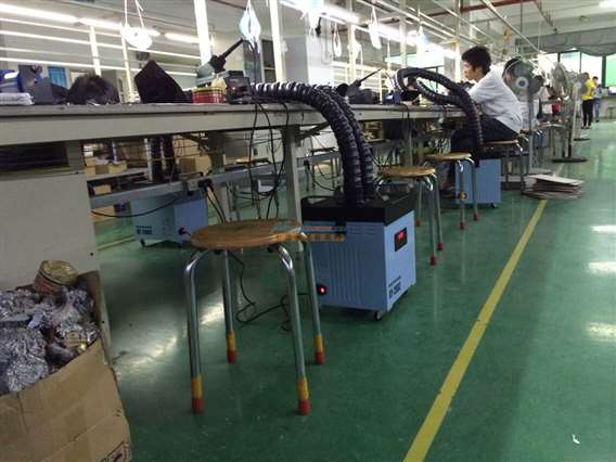 工廠電子焊錫排煙機(jī) 守護(hù)電子產(chǎn)品制造中的環(huán)境與健康